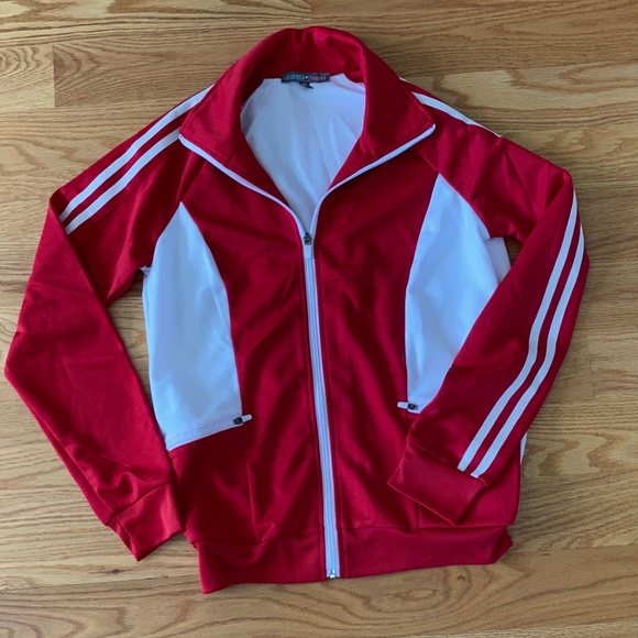 Charmed Hearts Women's NWOT Retro Track Jacket (M) - Picture 1 of 9